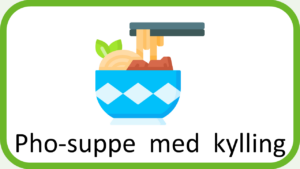 Til Pho-suppe med kylling