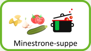 Til: Mnestrone-suppe