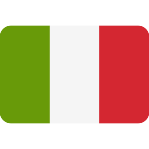 Italias flagg.